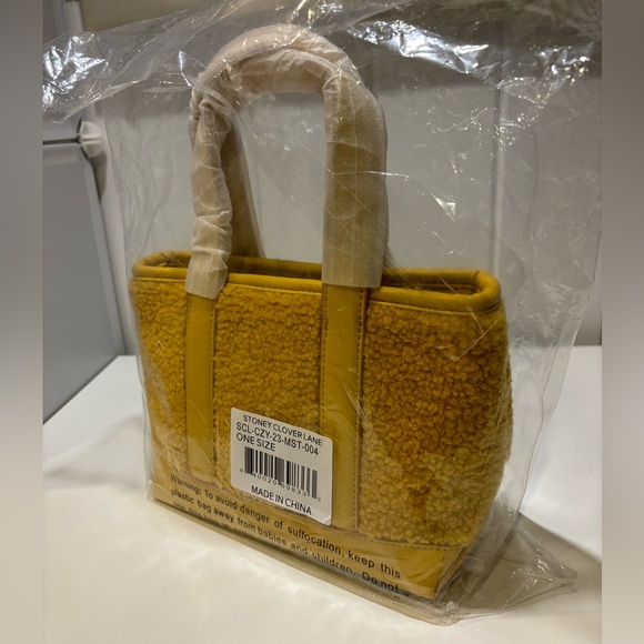Stoney Clover Lane Mini Tote Bag in Mustard Yellow- Firm price - Picture 2 of 7